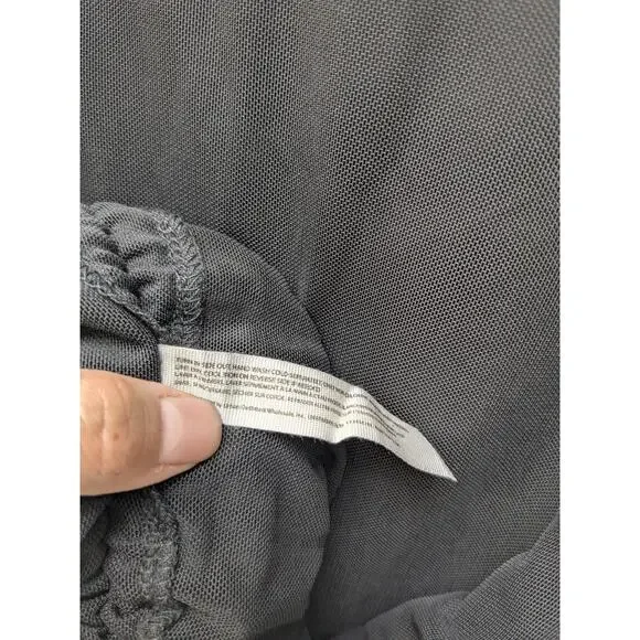 Free People Corset Convertible Mesh Bodycon Dress Black Size S Small NWT - Picture 12 of 12